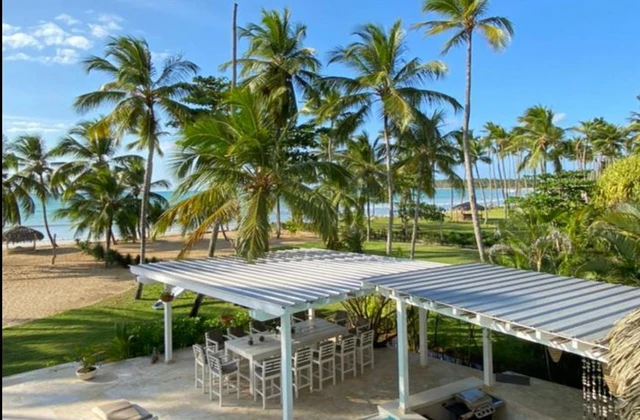 Villa Ocean Lodge Coson Las Terrenas Terrasse plage